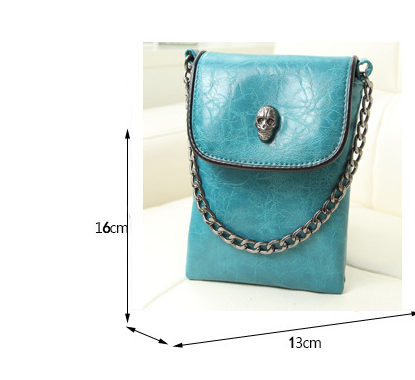 Chain diagonal coin purse