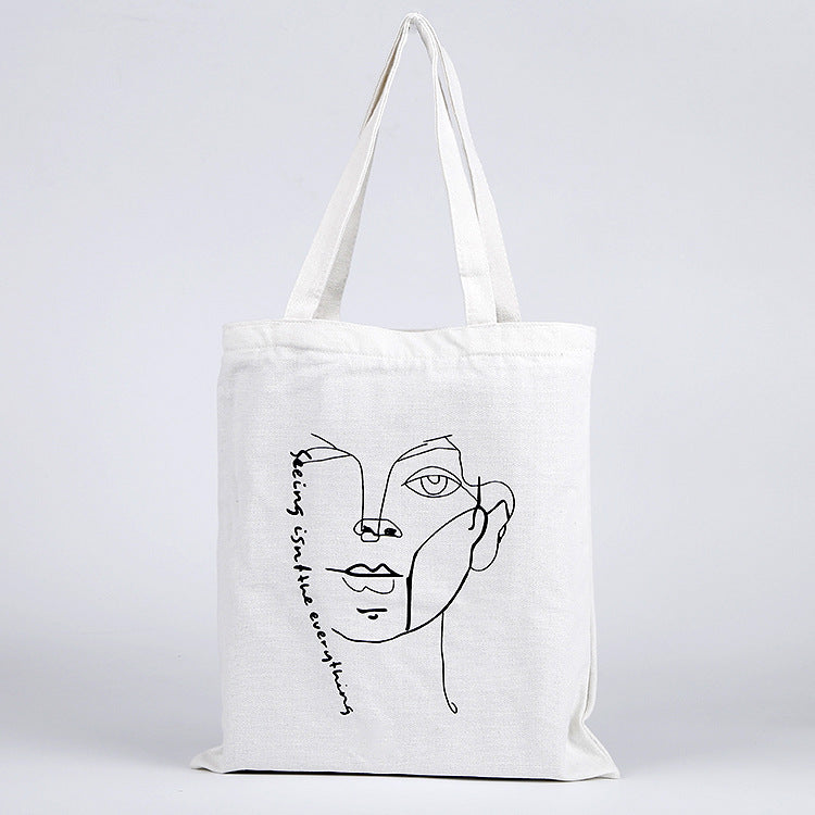 Printed Cotton Eco-friendly Bag