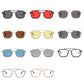 Polygonal Double Bridge Sunglasses