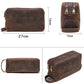 Genuine Leather Vintage First Layer Leather Clutch