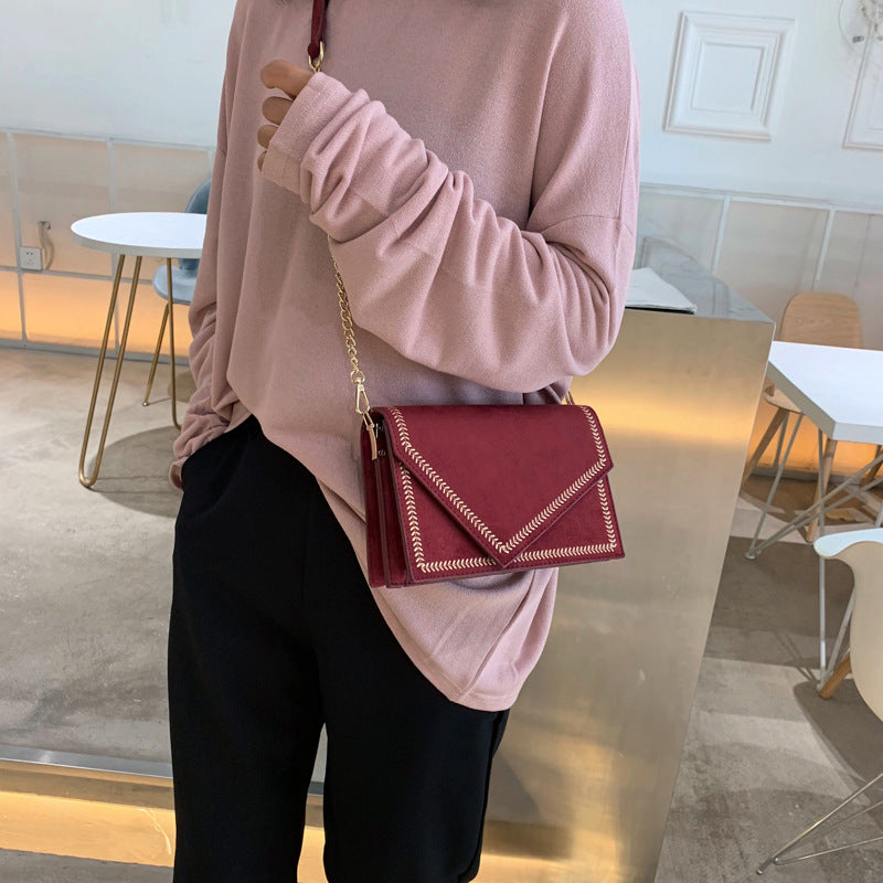 Velvet small square bag