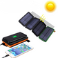 10000 mAh wireless induction solar charging treasure