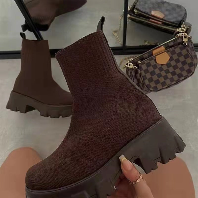 Women Sock Boots