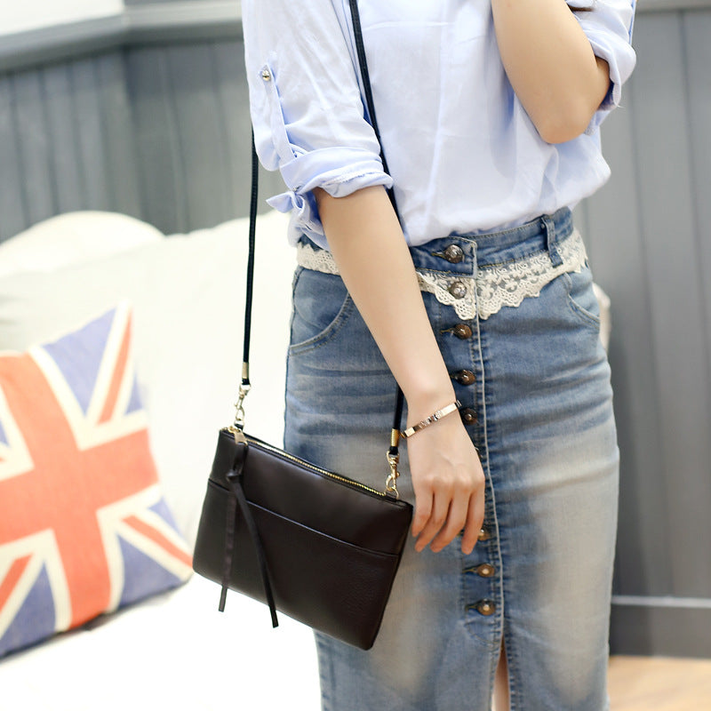 All-match small square clutch bag