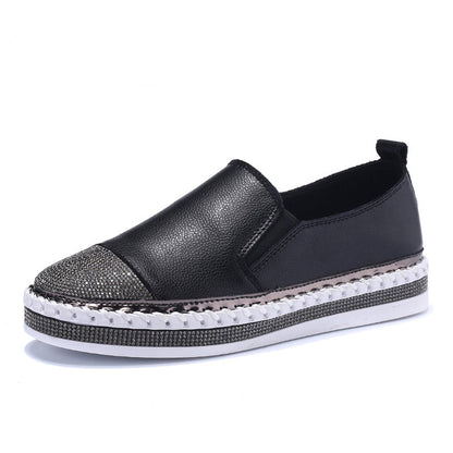 Flat bottom Sequin fisherman's shoes