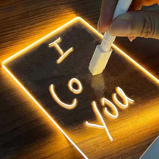 Creative Led Light Note Board