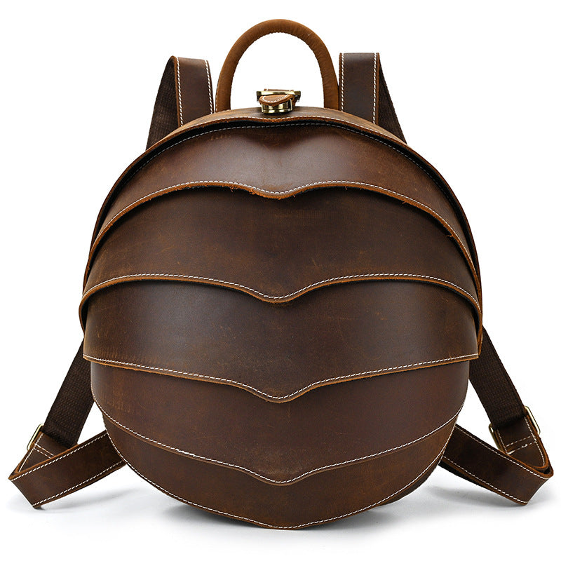 Vintage Leather Creative Backpack