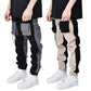 Trendy Casual Block Straight Large Pants