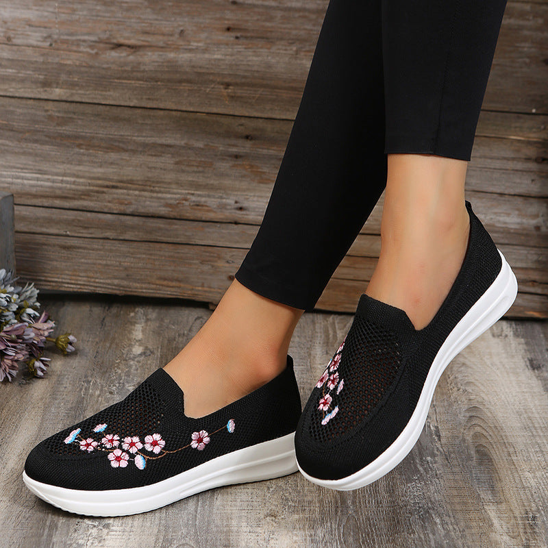 Embroidered store shoes womens