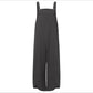 Casual Cropped Overalls Long Pant