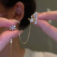 Butterfly Tassel Ear Cuff Without Piercing