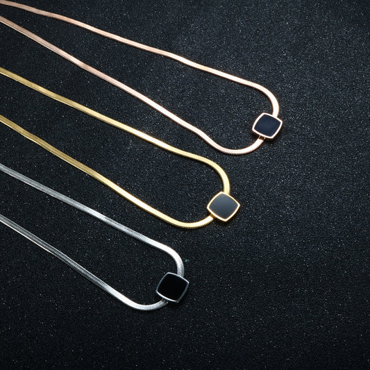 金メッキのステンレス鋼のネックレス