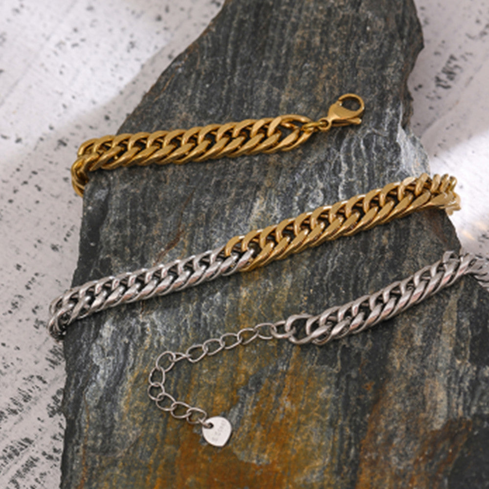 Cuban Basic Chain Necklace  Bracelet