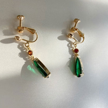 Alloy Emerald Ear Clip