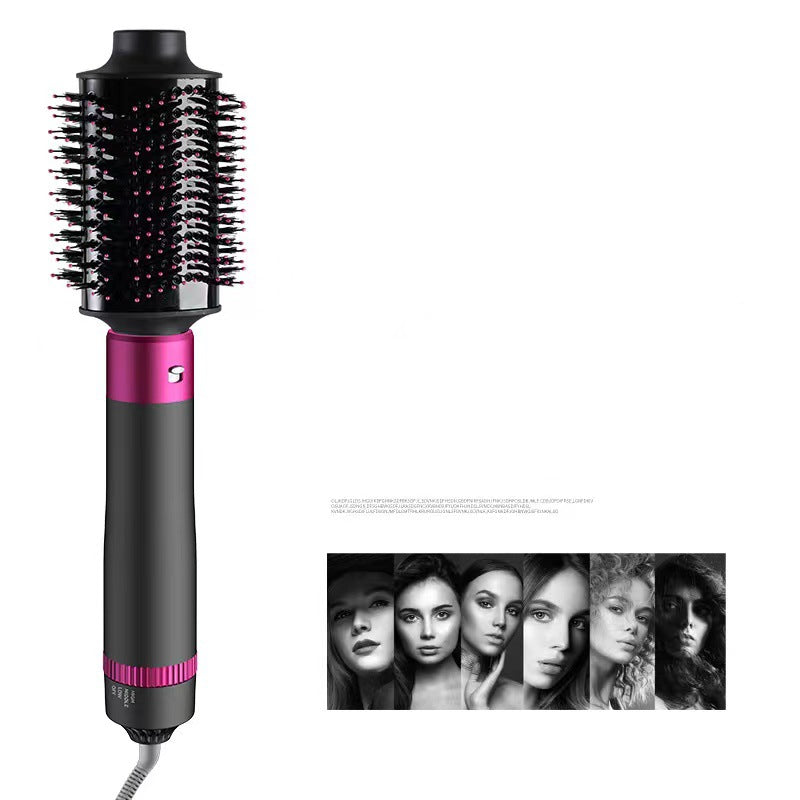 5 In 1 Hair Brush Dryer, Curler And Straightening