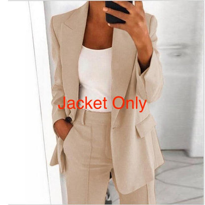 slim cardigan suit