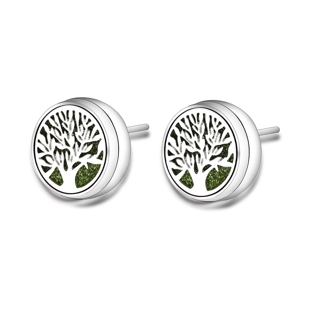 Stainless Steel Aromatic Earrings