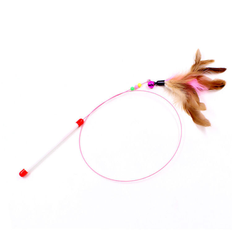 Pets Wire Feather Toy