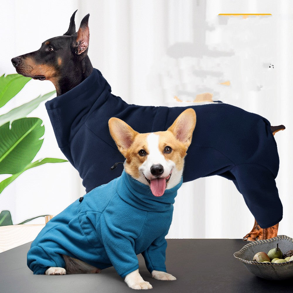 Dog's Snow Suit Windproof Warm And Cold Resistant