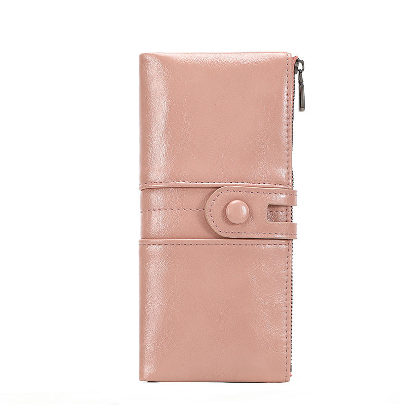 Anti-magnetic Long Vintage Wallet