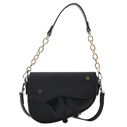 Frosted Rivet Metal Chain Bag