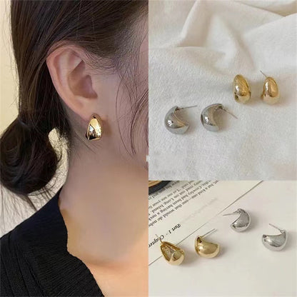 Metal Drop Earrings