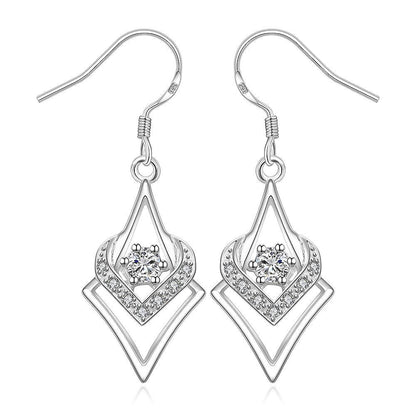 Hexagonal Star Earrings