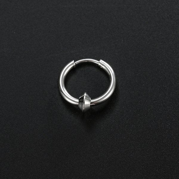 Stainless Steel Triangular Earring