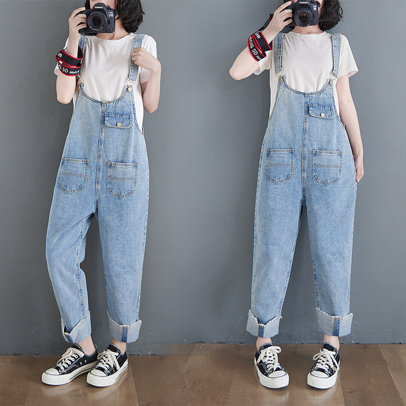 Thin Flanged jumpsuit