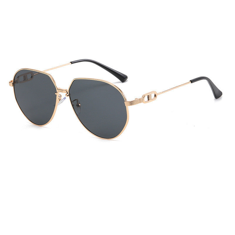 Mens Oval Frame Sunglasses