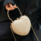 Crossbody Peach Heart Bag