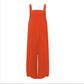 Casual Cropped Overalls Long Pant