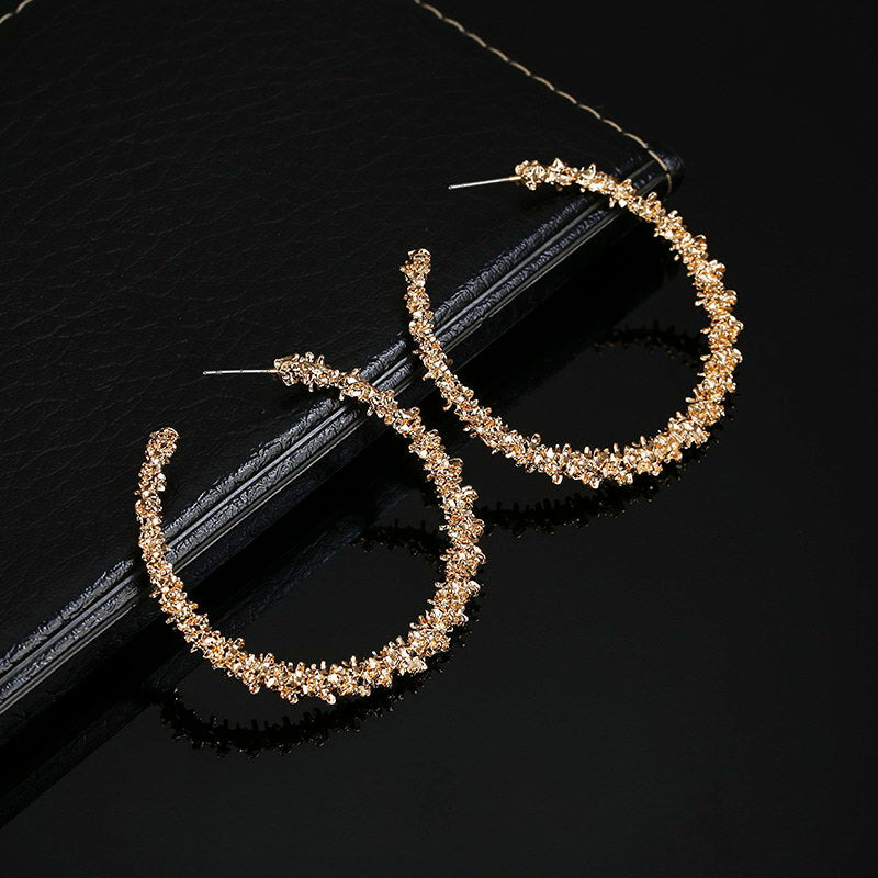 Circle Burr Earrings