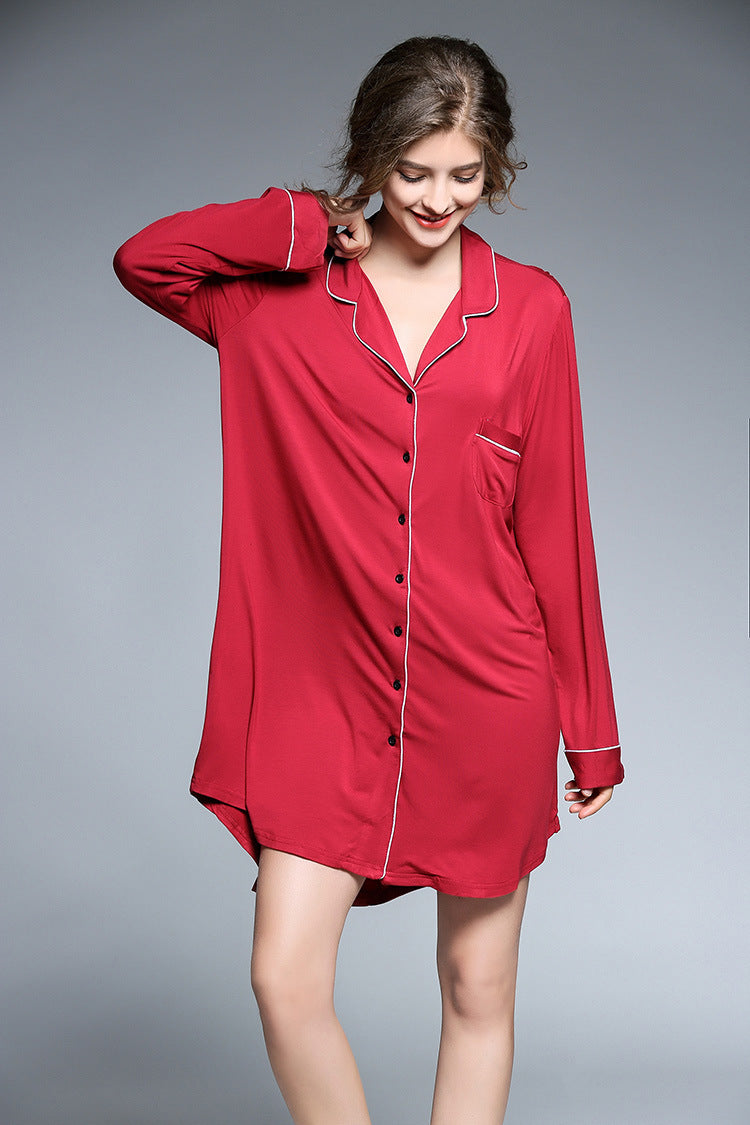 Long Sleeve Shirt Dress