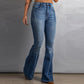 Washed Wide-leg Jeans