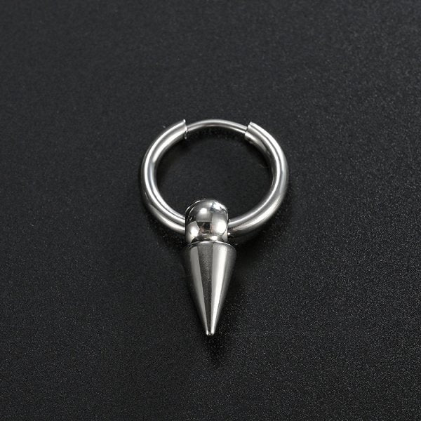 Stainless Steel Triangular Earring