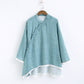 Chinese Style Buttoned Long Sleeves top