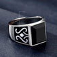 Men's Trendy Obsidian Domineering Ring