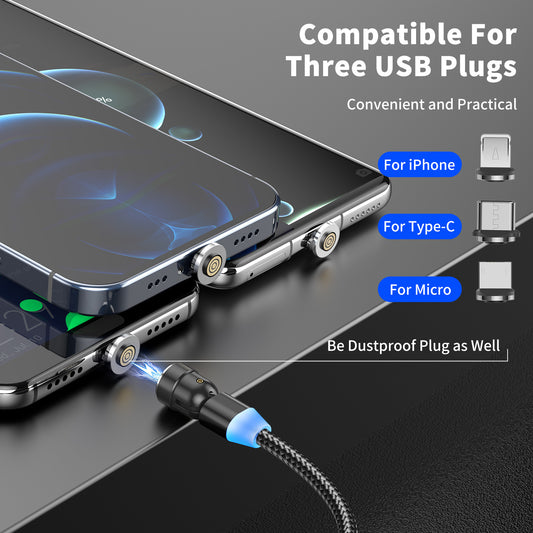 Phone Charging 3 in1 Magnetic Data Cable