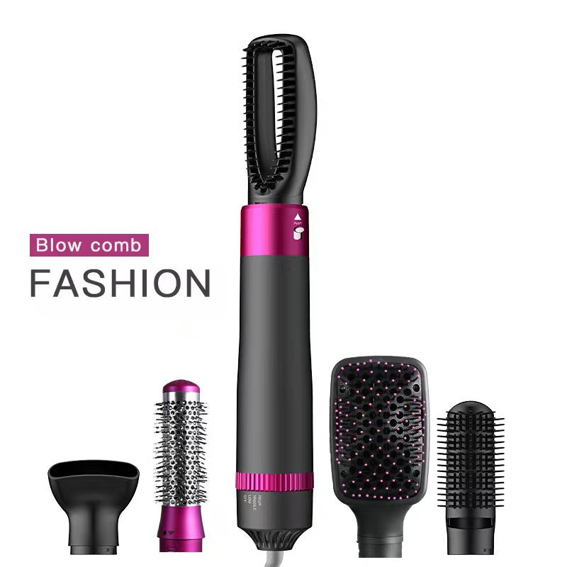 5 In 1 Hair Brush Dryer, Curler And Straightening