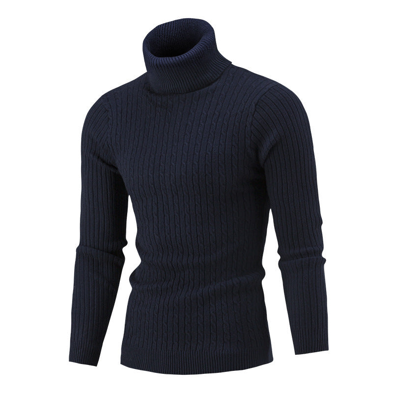 Slim-fit Men's Color Sweater